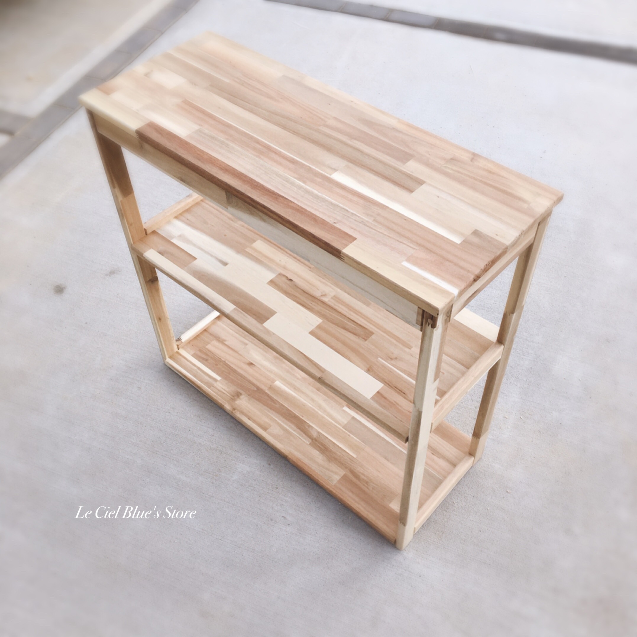 アカシア3段シェルフ