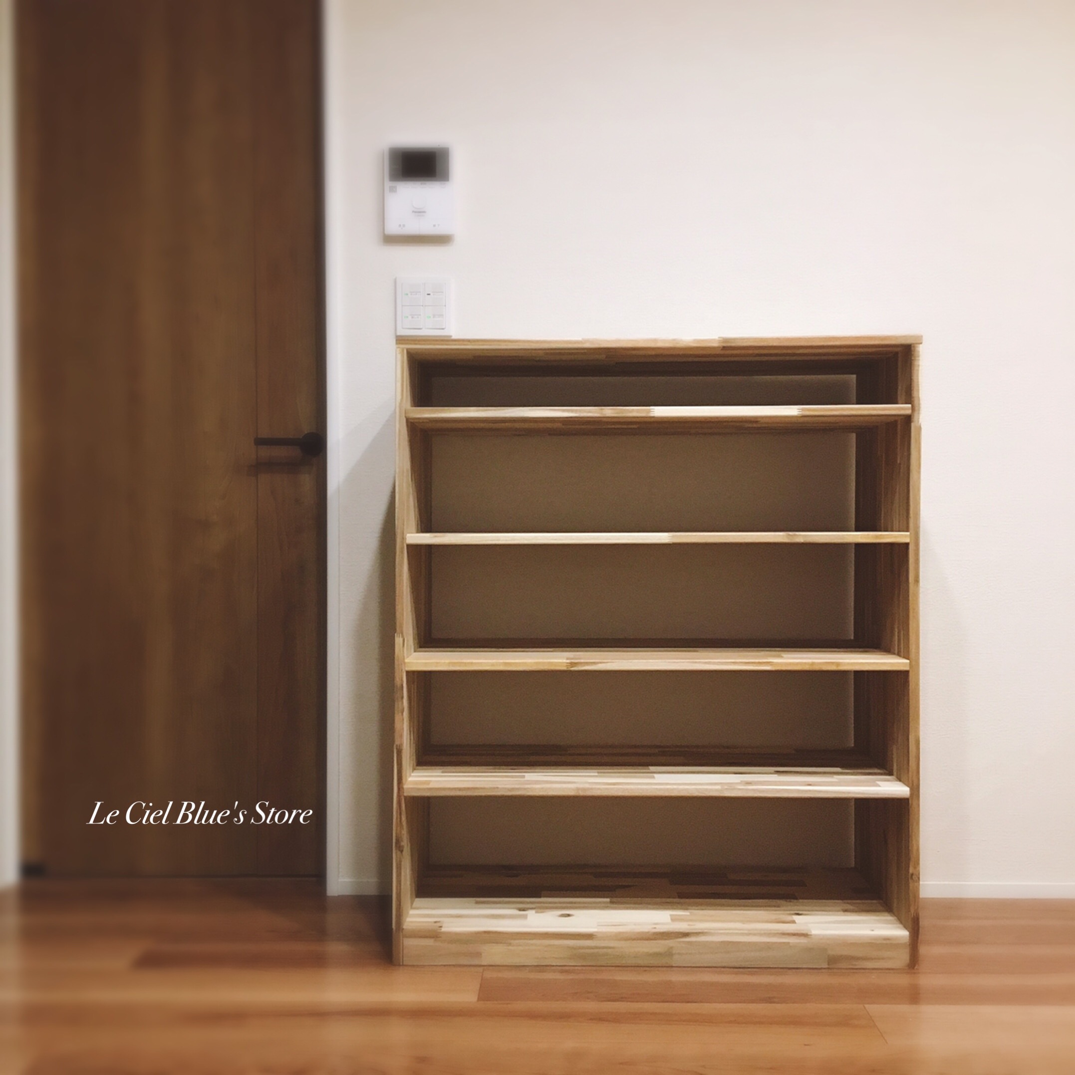 たっぷりマルチシェルフ収納【アカシア】