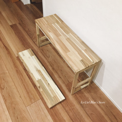 ハンドメイド 水槽台 踏み台 コの字ラック スツール ベンチ 飾り棚 棚