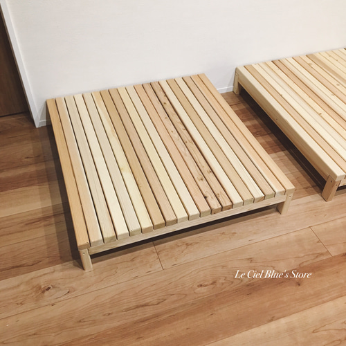 分割式】すのこベッド シングルサイズ その他家具 家具工房KARIMIKI