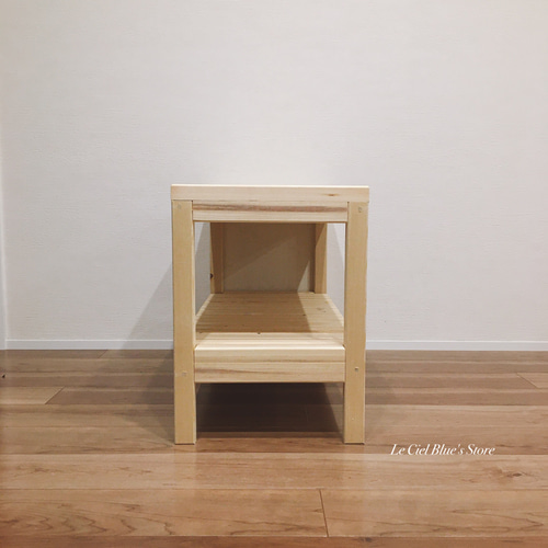 すのこ2段ベンチチェア ソファ・ベンチ 家具工房KARIMIKI 通販