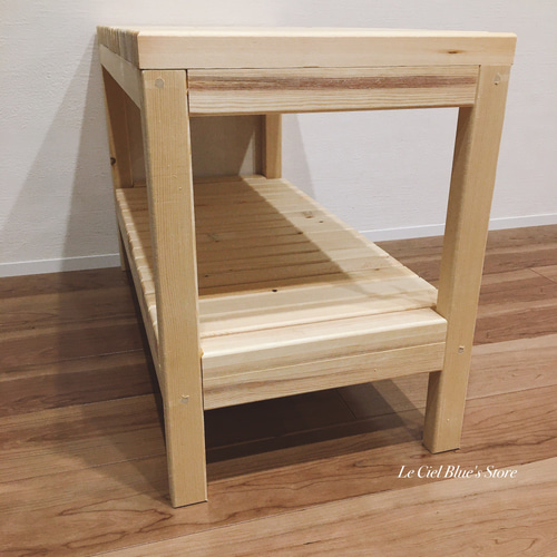 すのこ2段ベンチチェア ソファ・ベンチ 家具工房KARIMIKI 通販