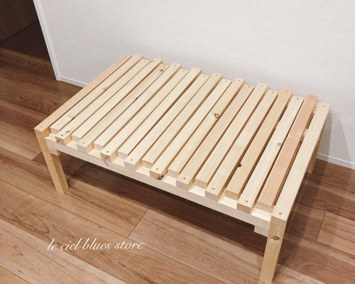 ハンドメイド シェルフベンチ ハンドメイド シェルフベンチ