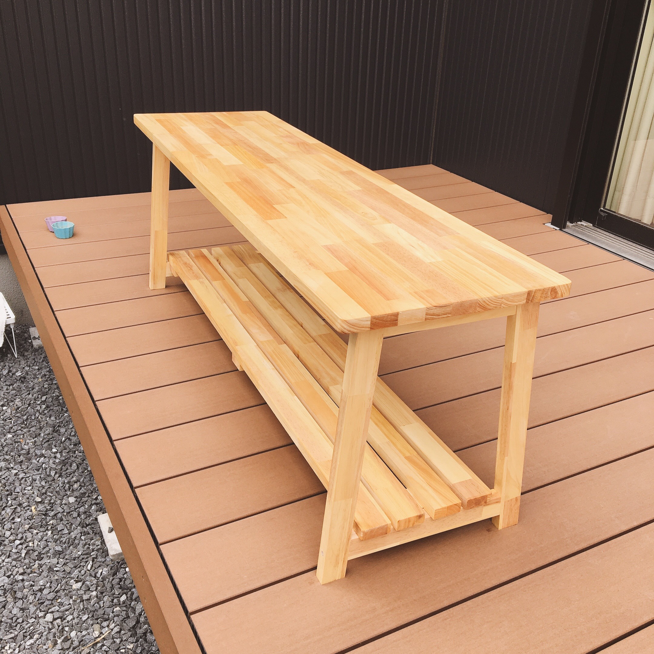 こだわりのベンチチェア