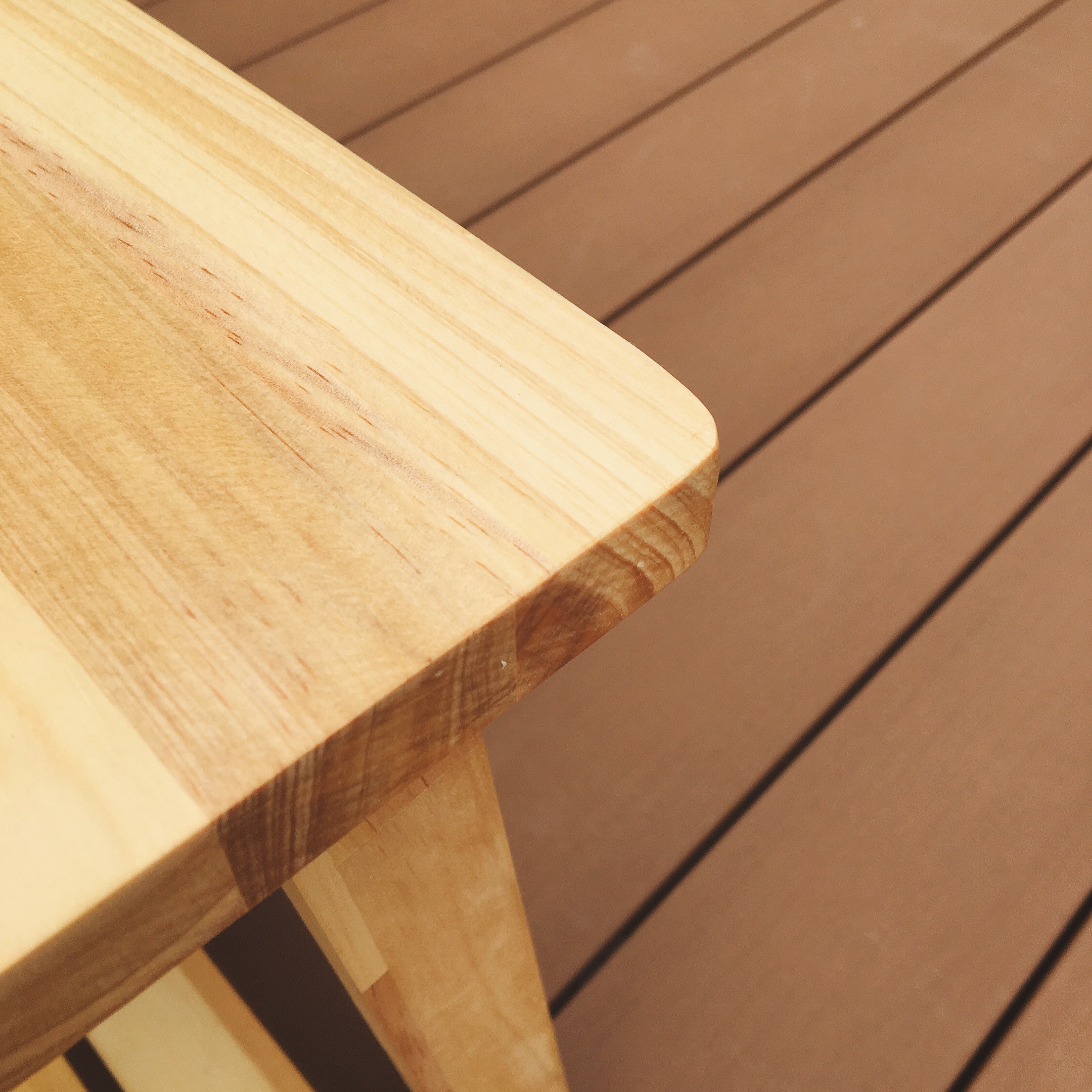 こだわりのベンチチェア