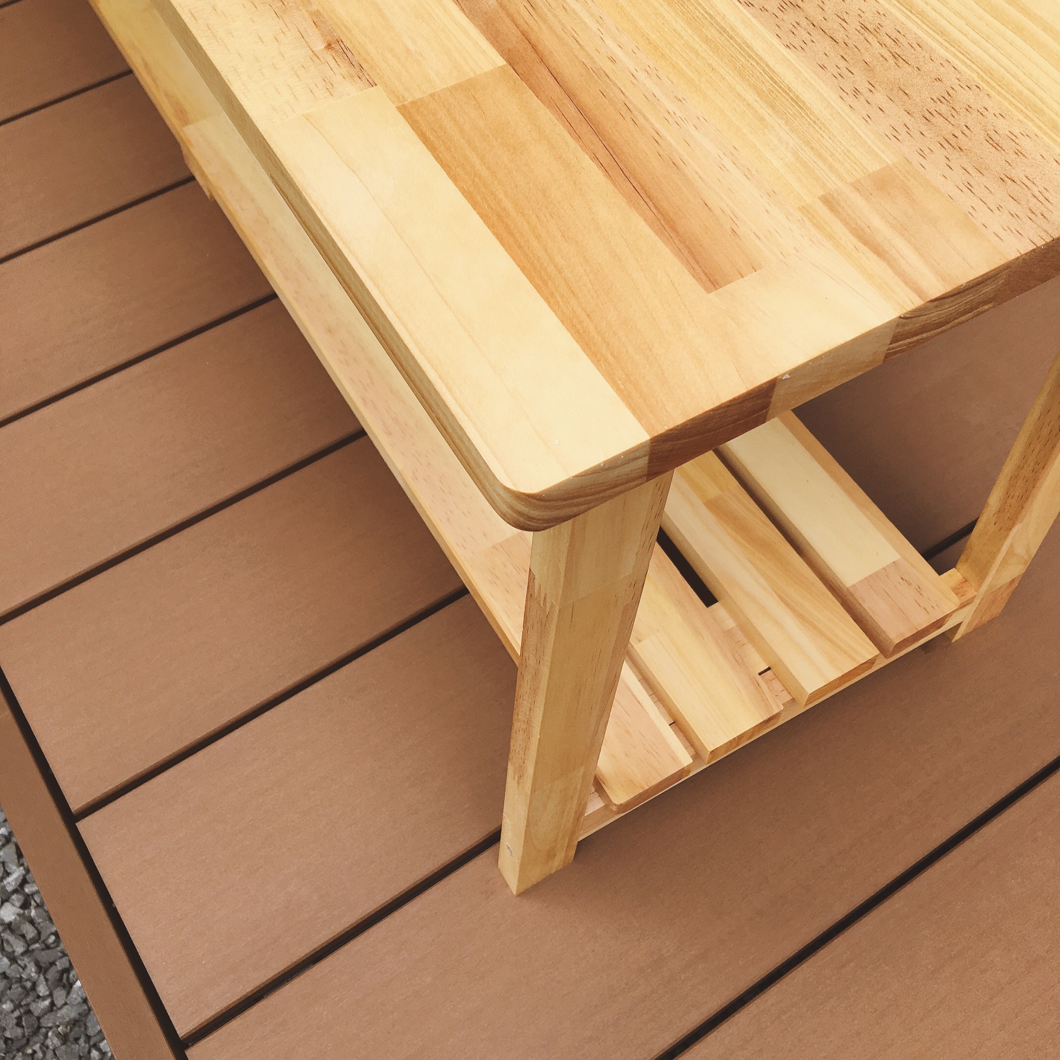 こだわりのベンチチェア