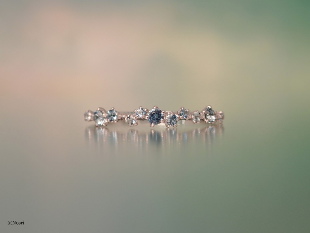 星屑の指輪 ロンドンブルートパーズ（エトワール リング）creema限定 12,337円