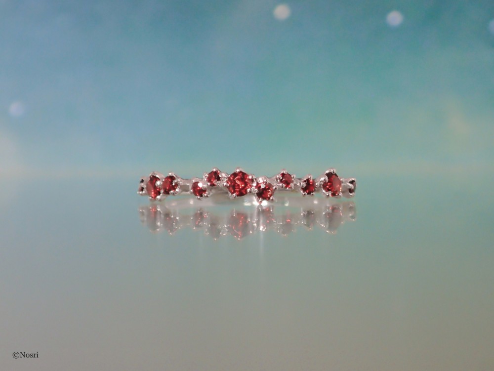 星屑の指輪 オレンジガーネット（エトワール リング）creema限定