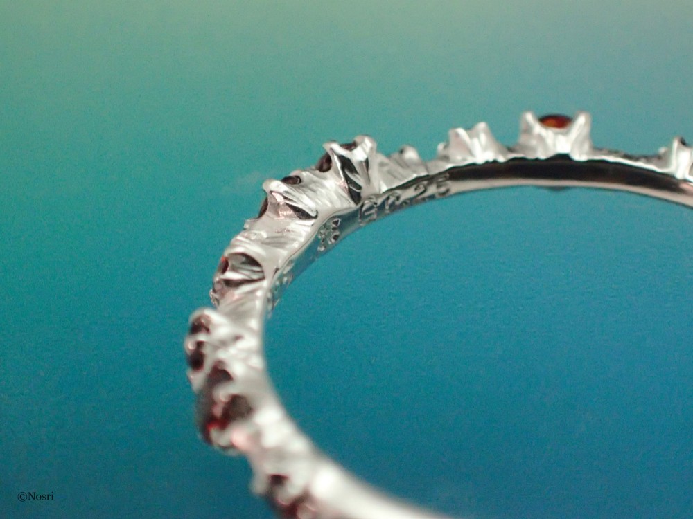 星屑の指輪 オレンジガーネット（エトワール リング）creema限定