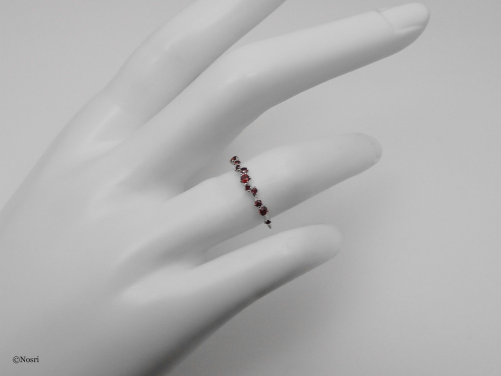 星屑の指輪 オレンジガーネット（エトワール リング）creema限定