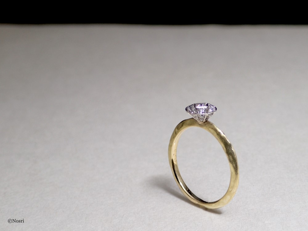 ステラ モダン リング 〔プラチナ K18 ダイヤモンド〕