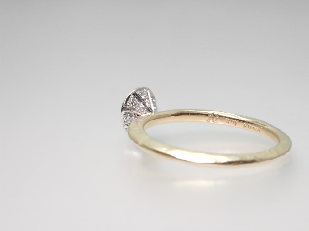 ステラ モダン リング 〔プラチナ K18 ダイヤモンド〕