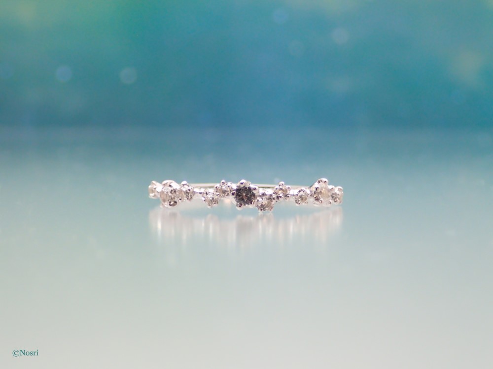 星屑の指輪 ホワイトトパーズ（エトワール リング）creema限定