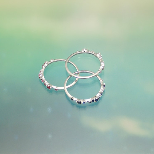 星屑の指輪 ホワイトトパーズ（エトワール リング）creema限定 指輪