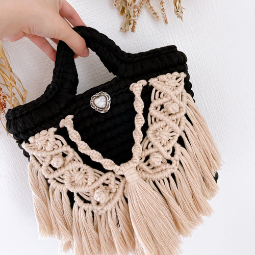 マクラメバッグ ロシアヤーン トートバッグ RUSAN 通販 12180084  