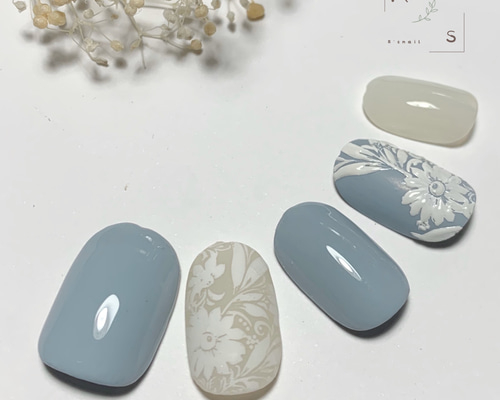 ブルーグレーネイル ネイルチップ（つけ爪） r＇snail 通販 8647083