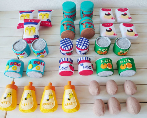 50フェルトままごと　スーパーマーケット3 オーダーページ フェルトおままごと スーパーマーケット - メルカリ