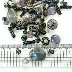 アソートビーズ  アクリル  モノトーン*MIX  (70個以上)セット 4枚目の画像