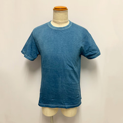 藍染 Tシャツ Mサイズ 5.6オンス 一点物 2枚目の画像
