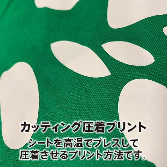 【アダルトサイズ】英語で 無事蛙くん 緑 Tシャツ 4枚目の画像