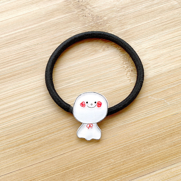 ⓝⓔⓦ【てるてる坊主】ベビーヘアクリップ キッズヘアクリップ