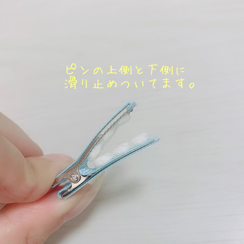 ゆきだるま ヘアクリップ/パッチンピン 【冬 雪だるま】ヘアピン