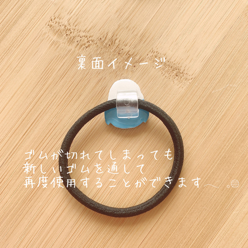 ゆきだるま ヘアゴム/ブローチ 【冬 雪だるま スノーマン】ヘア