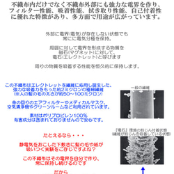 【トレミクロン高機能フィルターマスクシート　10枚セット】抗菌、抗臭、抗花粉、アンチダスト 2枚目の画像