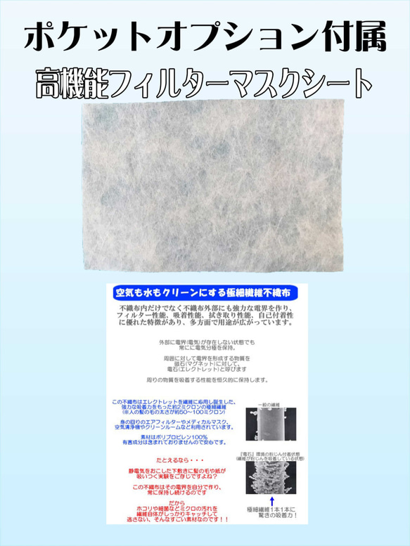 秋にピッタリ【金糸模様グリーンのアラビアンコットン 】リネンで抗菌防臭効果の立体マスク 8枚目の画像