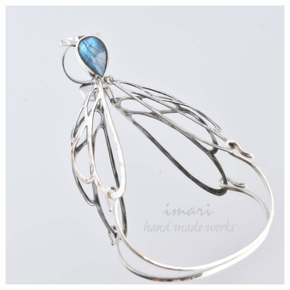 ラブラドライト輝くブレス&リング