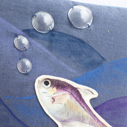 ふかふかお魚ポーチ☆ミエハタンポさん02 2枚目の画像