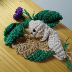 惜しむマンドラゴラ あみぐるみ（ナス科？ マンドレイク