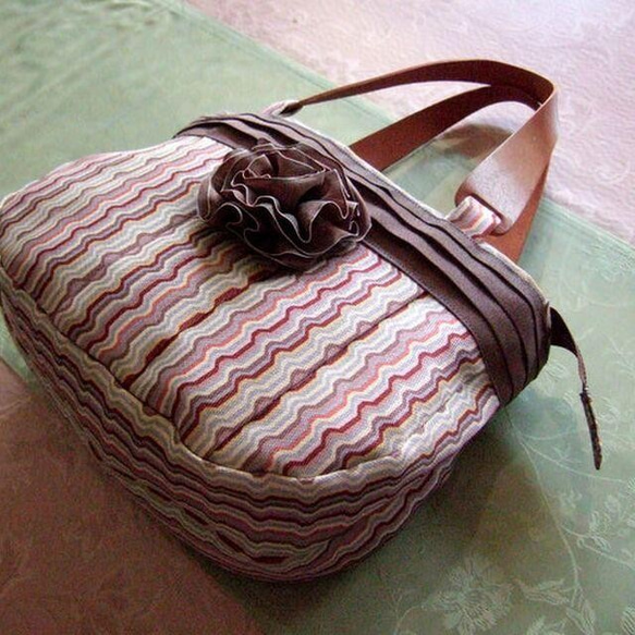 受注品 畳縁和のバッグ ハンドバッグ atelier-kirara 通販 8605393 