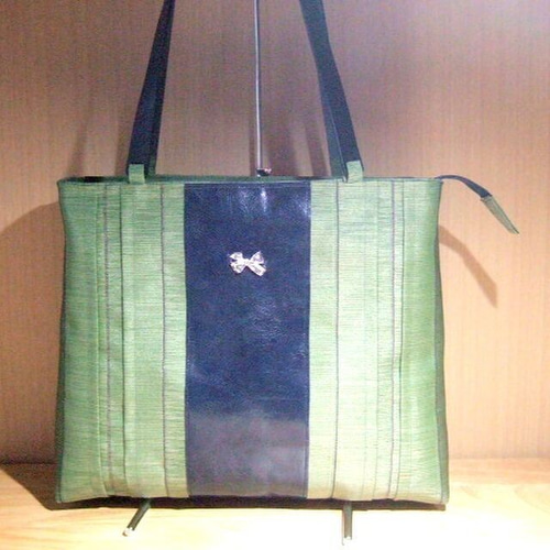 畳縁と革のバッグ 6色 トートバッグ atelier-kirara 通販 8616787