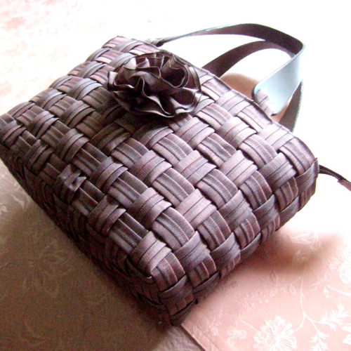 畳縁網代織バッグ 15色 ハンドバッグ atelier-kirara 通販