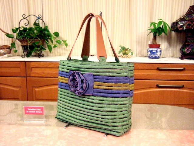 畳縁トートバッグ　2色