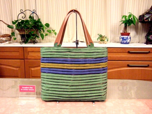 畳縁トートバッグ　2色