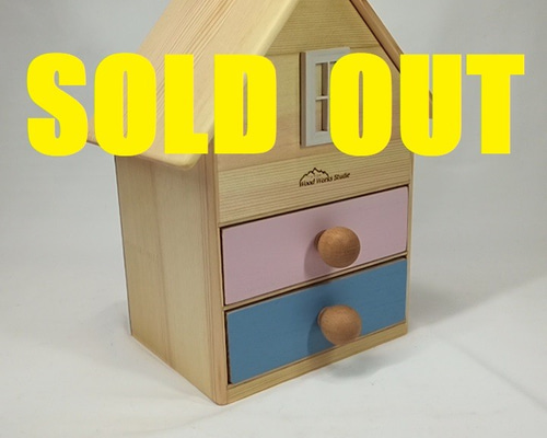 木製ハウス型小物入れ　置物 0_0c28faa038f0f210bc72c5d76d42