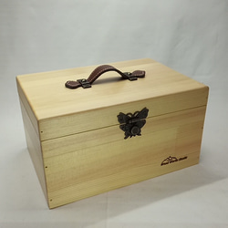 木製　薬箱・メイクBOX・ソーイングBOX　 シリーズ10th 3枚目の画像