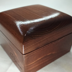 木製　天然ヒノキの無垢材使用　リングケース　 9枚目の画像