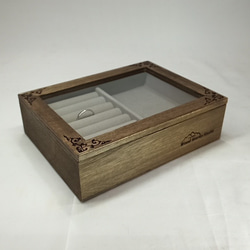 木製　リングケース　ジュエリーBOX  　４ｔｈ 5枚目の画像