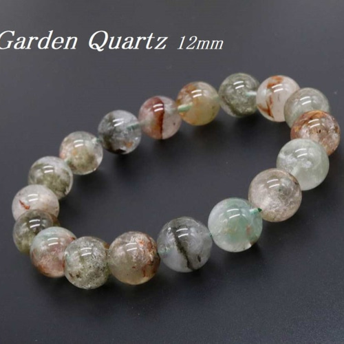 天然石‼️ミックスガーデンブレスレット ミックスガーデンクォーツ ブレスレット 13.3㎜ 5A | 天然石