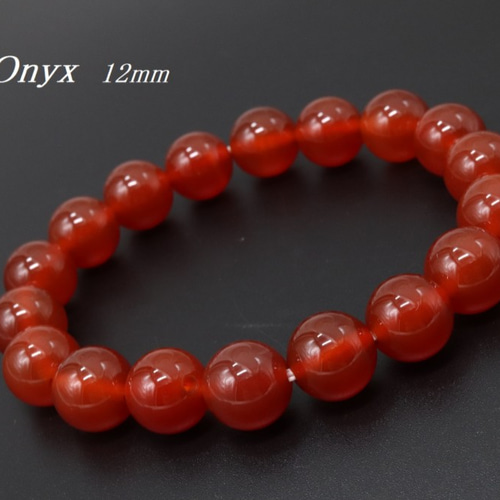 天然石 レッドオニキス ブレスレット ブレスレット Jewelry