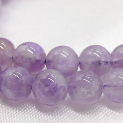 天然石 アメジスト 紫水晶 珠売り 1連 3枚目の画像