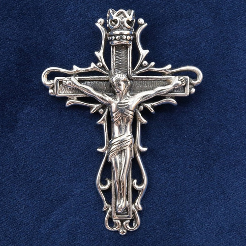 SILVER925 クロス 十字架 キリスト ペンダントトップ ペンダントトップ