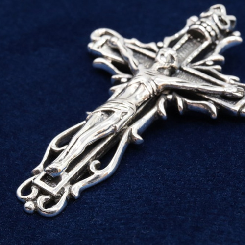SILVER925 クロス 十字架 キリスト ペンダントトップ ペンダントトップ