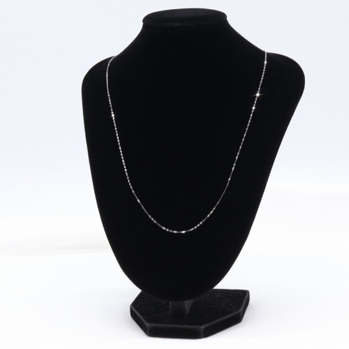 ☆K18WG♢ゴールドチェーン☆ネックレス♢ホワイトゴールド 金具