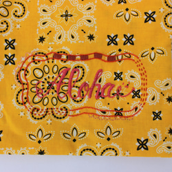 【手刺繍】Aloha巾着袋 4枚目の画像