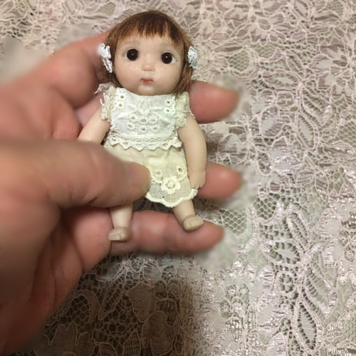 樹脂粘土 一つ目の女の子