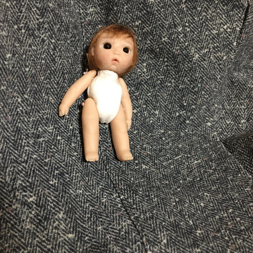 ☺︎︎ ハンドメイド  約8センチの女の子 ooak doll ✽.。. ハンドメイド 約8センチの女の子 ooak doll✽.。.:* その他人形 momo